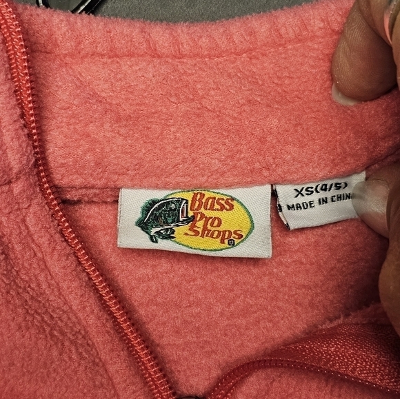 BASS PRO Kids Fleece Sz Xsm 4/5 - Picture 5 of 5